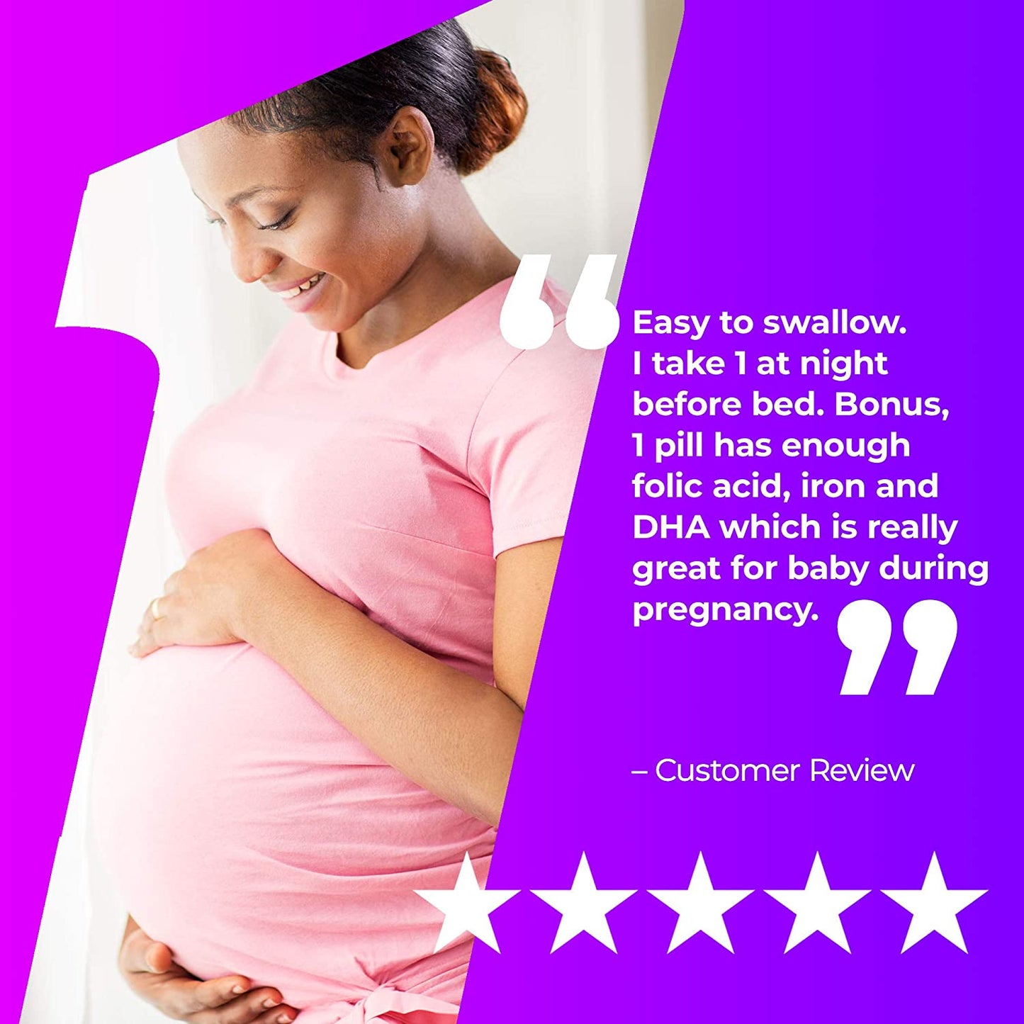 One A Day Women's Prenatal Multivitamin with Folic Acid, DHA and Iron, 30 Ct