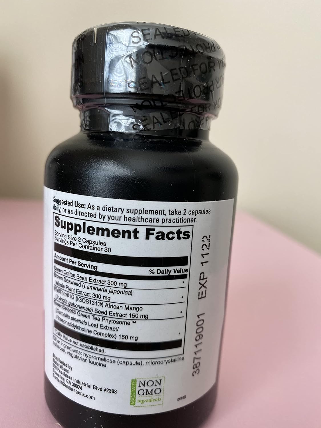 Leptin Burn - Thermogenic Fat Burner, Appetite Suppressant -60 capsules