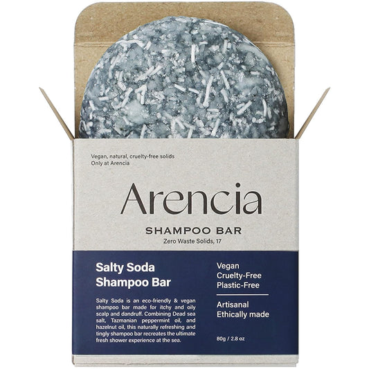 ARENCIA Salty Soda Shampoo Bar - 2.8 oz