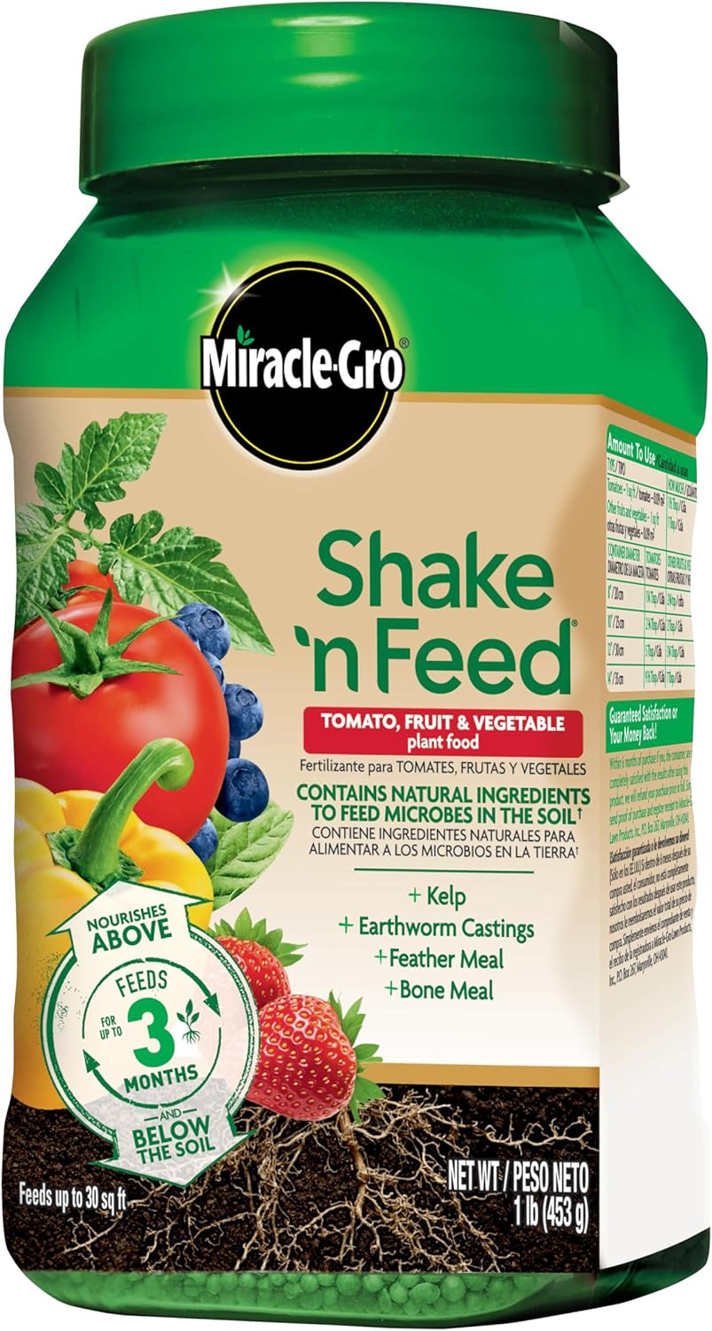 Miracle-Gro Shake 'N Feed Tomato, Fruit and Vegetable Plant Food -1 lb.