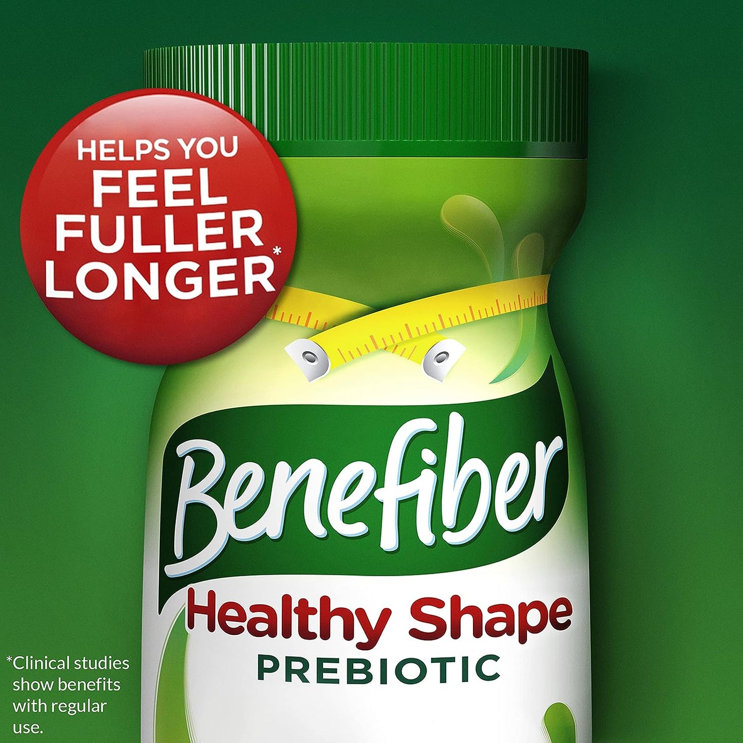 Benefiber Healthy Shape Prebiotic Fiber Supplement Powder 8.7 Ounces