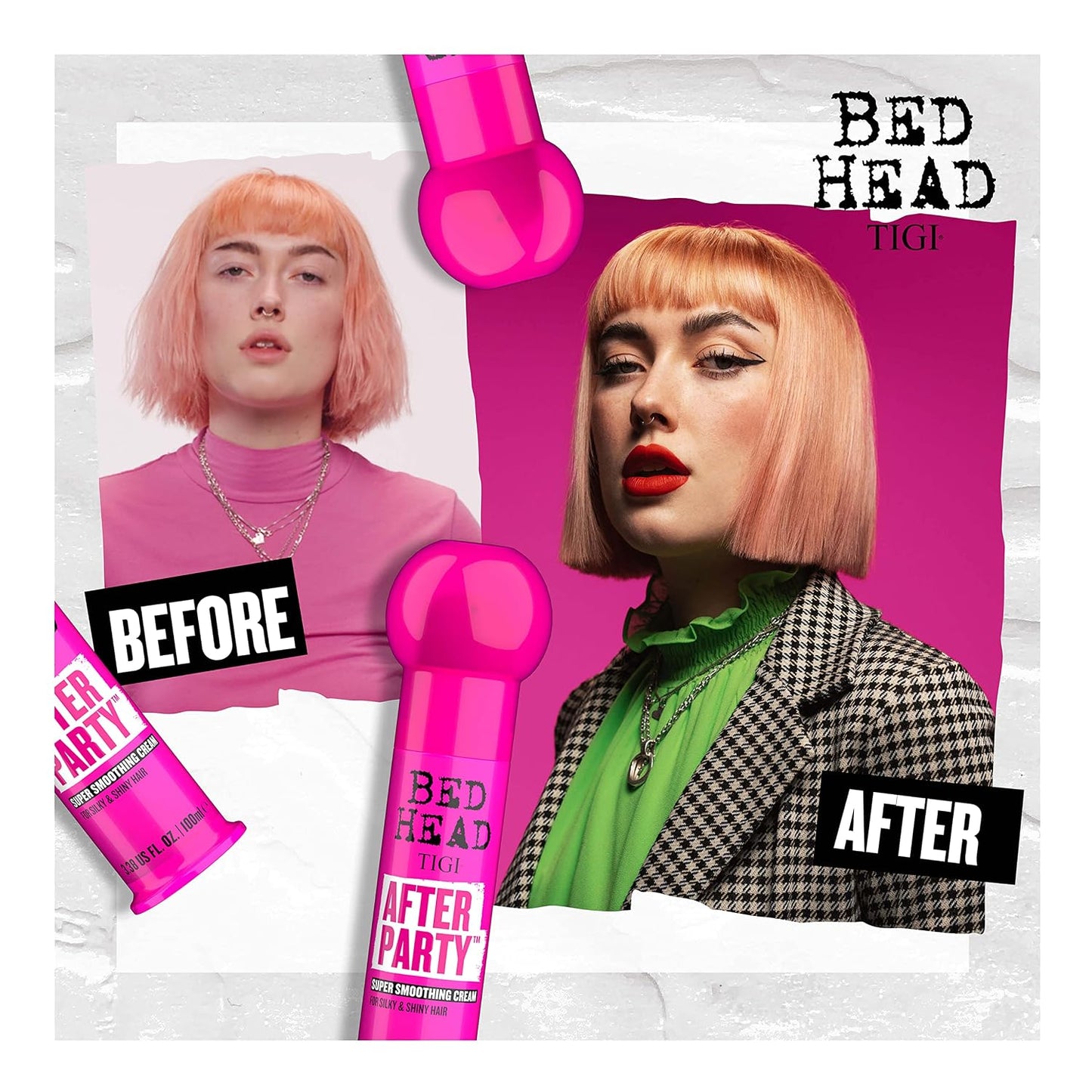 Bed Head by TIGI After Party Super Smoothing Cream – 1.69 fl oz
