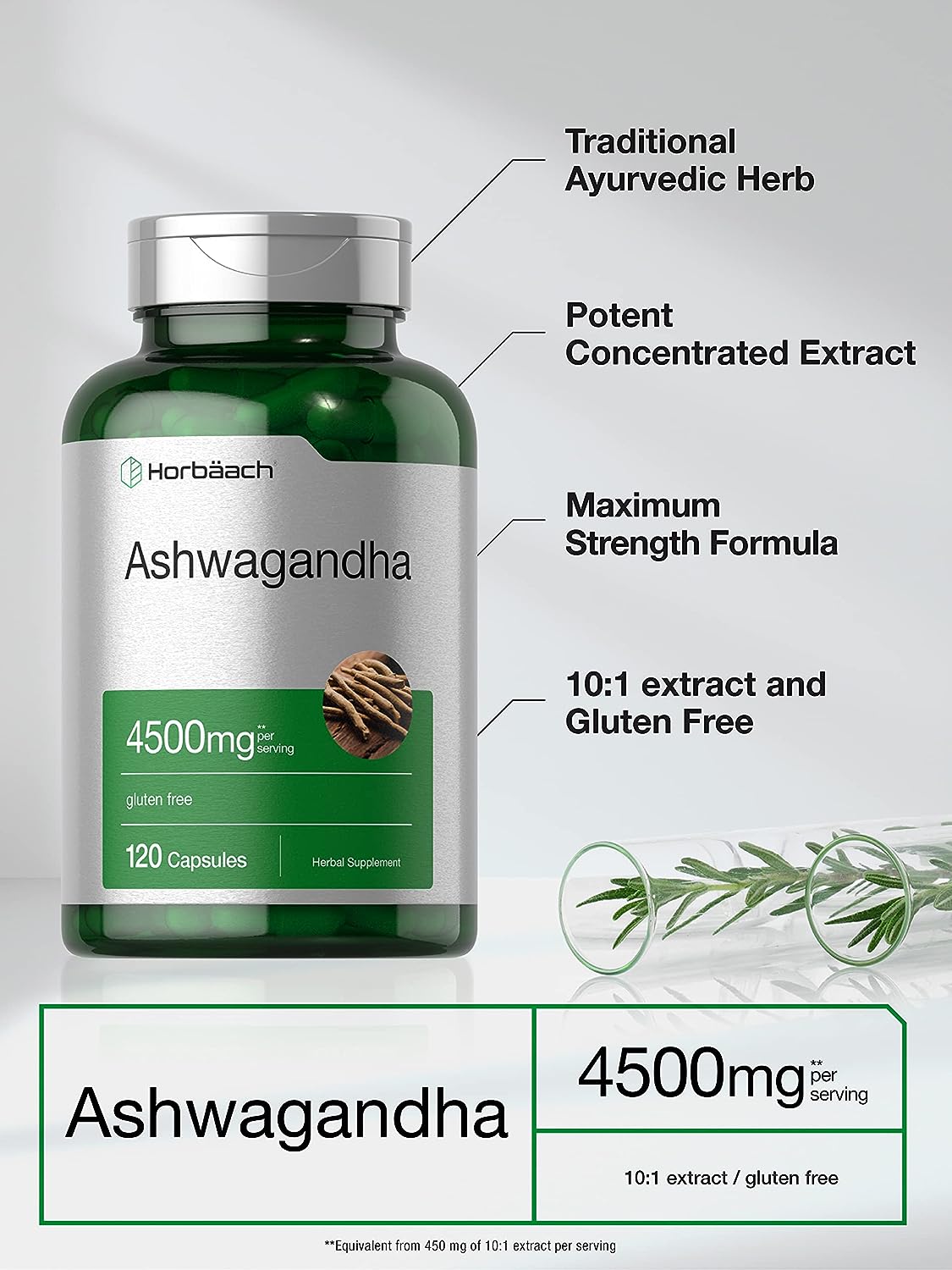 Ashwagandha Supplement  120 Capsules