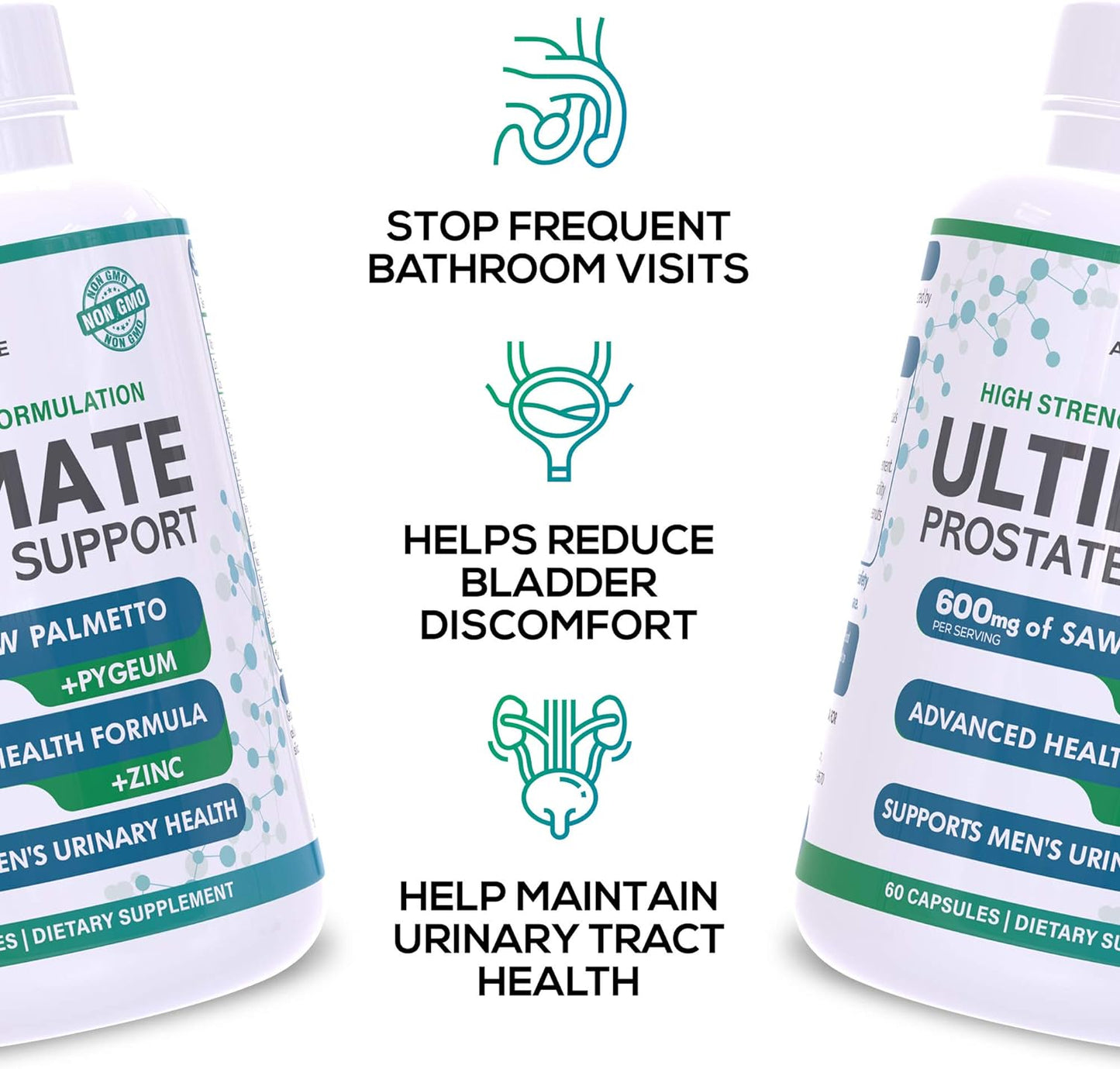 Best Over-the-Counter Prostate Support Health Supplement 60 Capsules