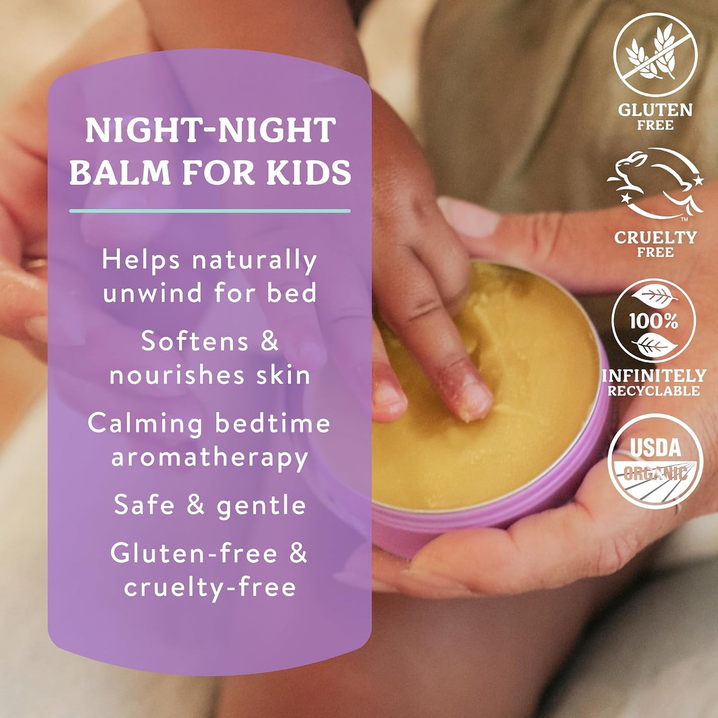 Badger Night Night Balm - 2 oz Tin