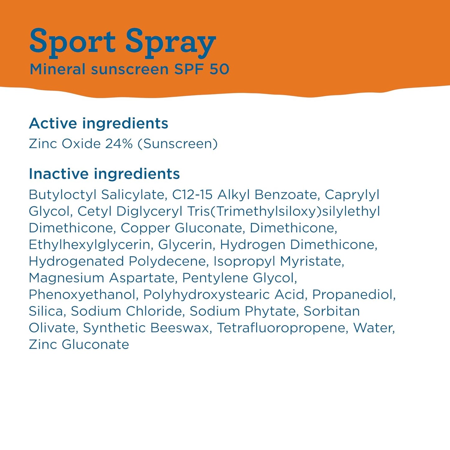 BLUE LIZARD Mineral Sunscreen Spray, SPF 50+ - 5 fl oz Pack of 2