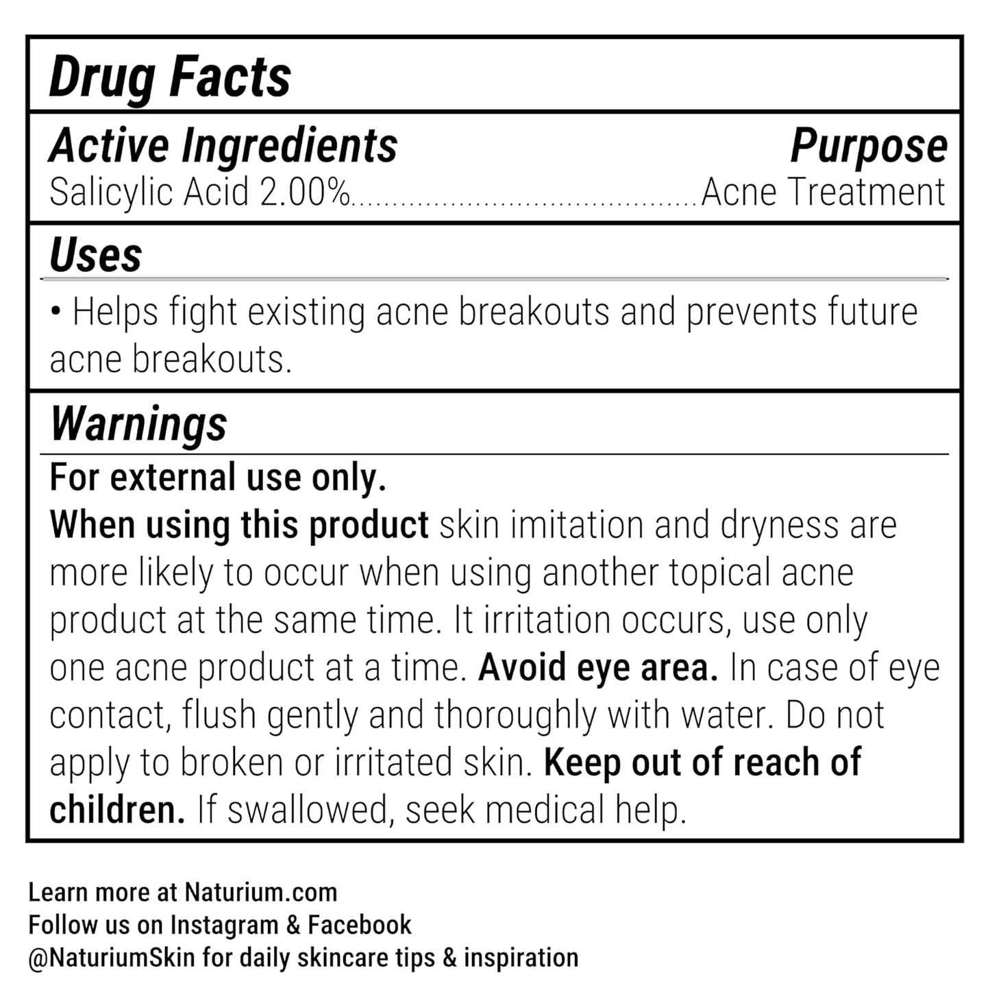 Naturium Salicylic Acid Body Spray 2% - 4 oz