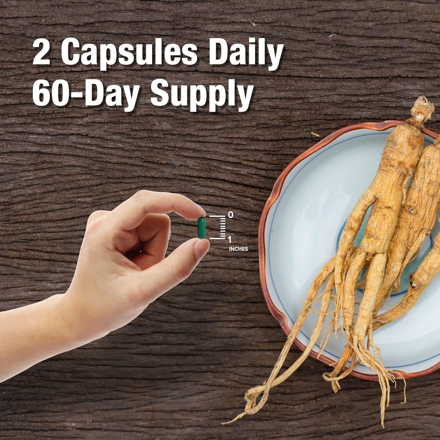 ORZAX Korean Panax Ginseng Capsules - 120  Capsules