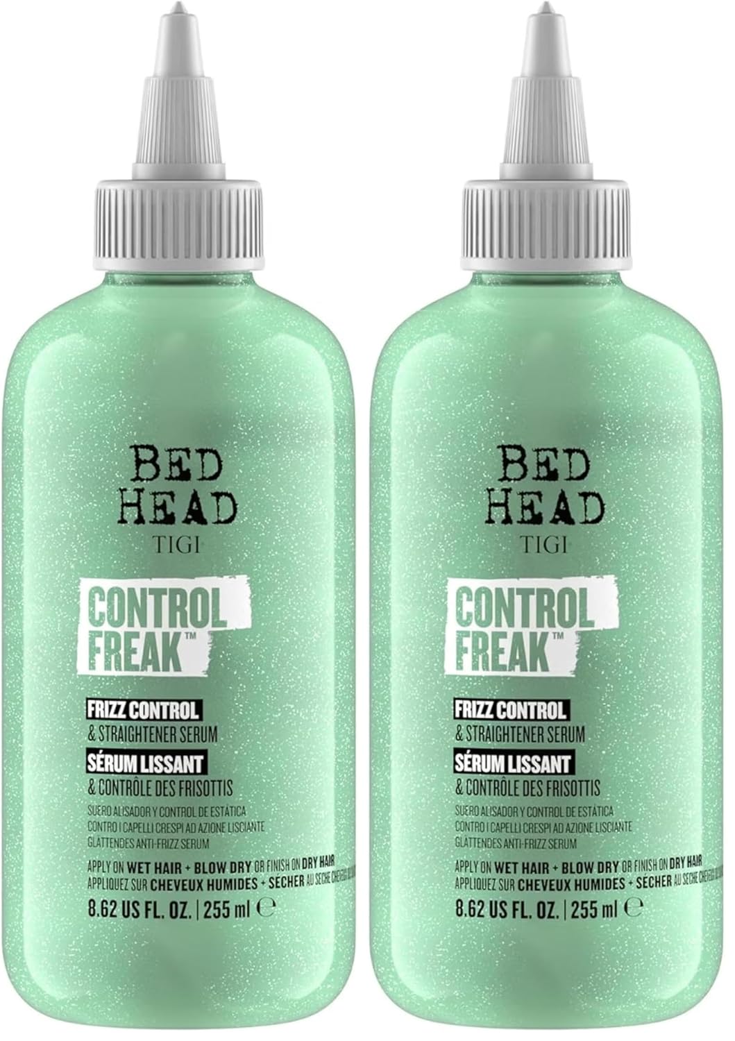 TIGI Hair Serum For Hair Control Freak Hair Care and Straightener -  8.62 fl oz (Pack of 2)