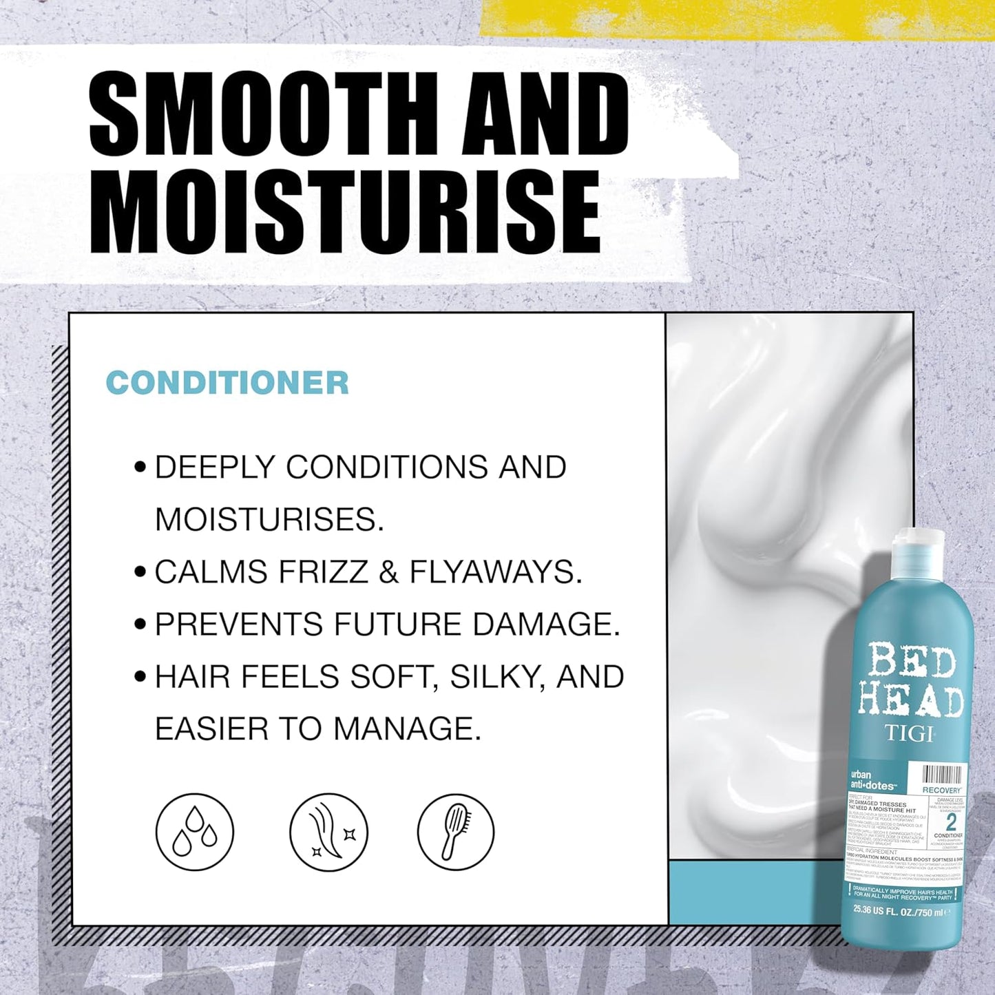 Bed Head by TIGI Urban Antidotes Recovery Moisturizing Shampoo - 25.36 fl oz
