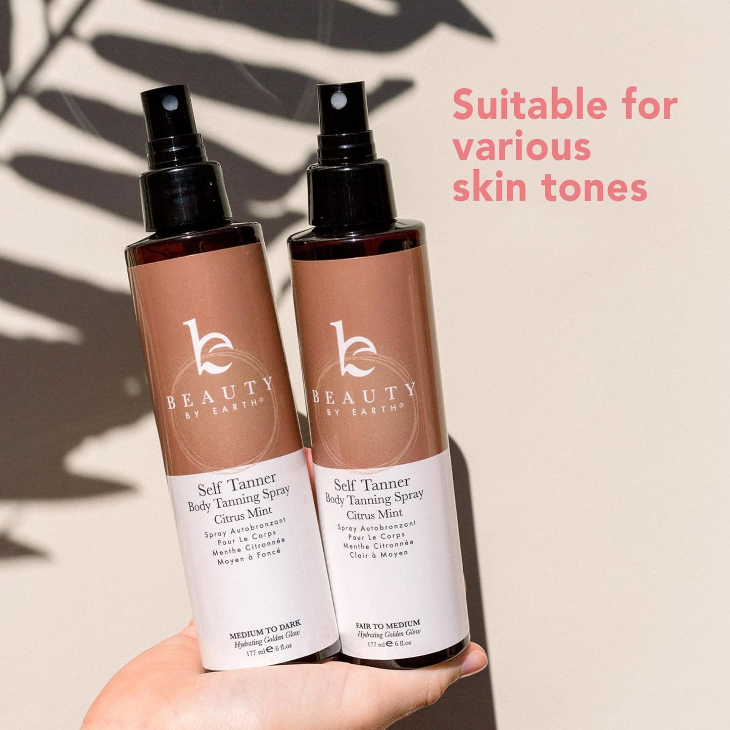 Beauty By Earth  Self Tanner Spray -6 fl oz
