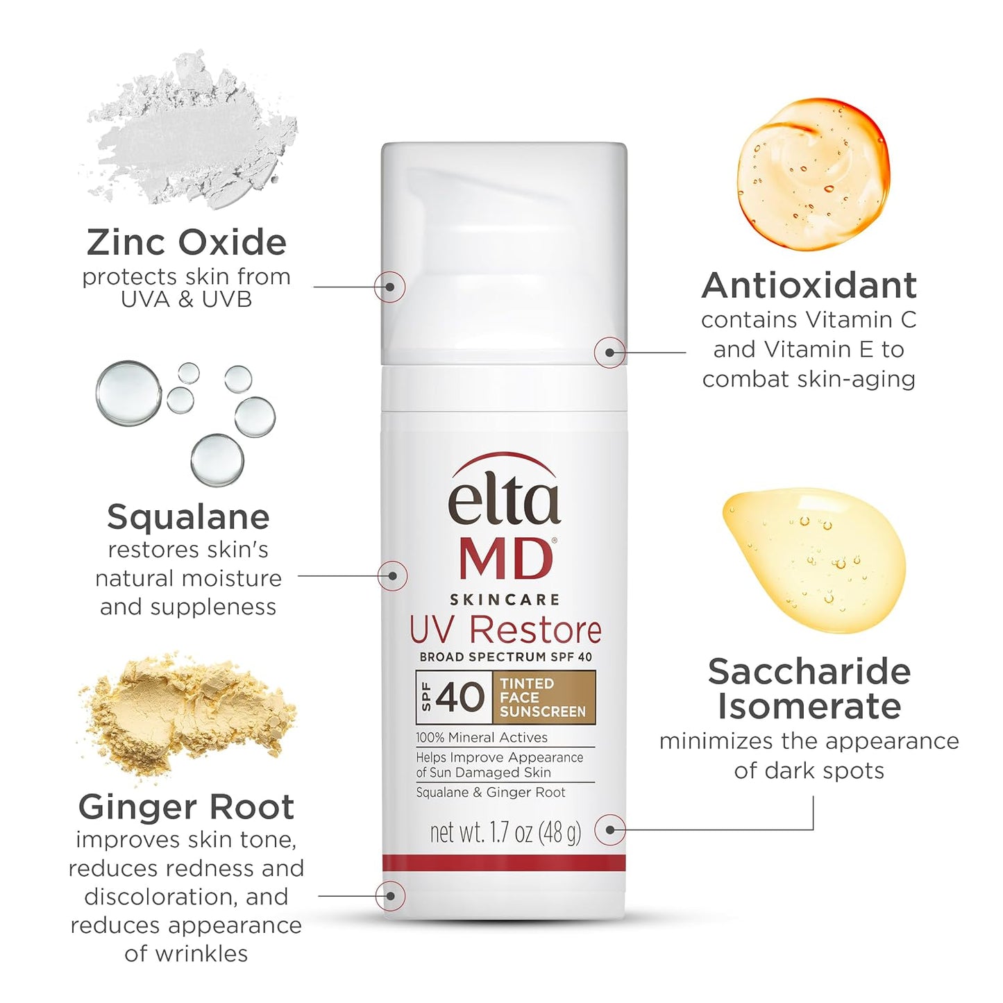 EltaMD UV Restore,Face Sunscreen, SPF 40 -1.7 oz