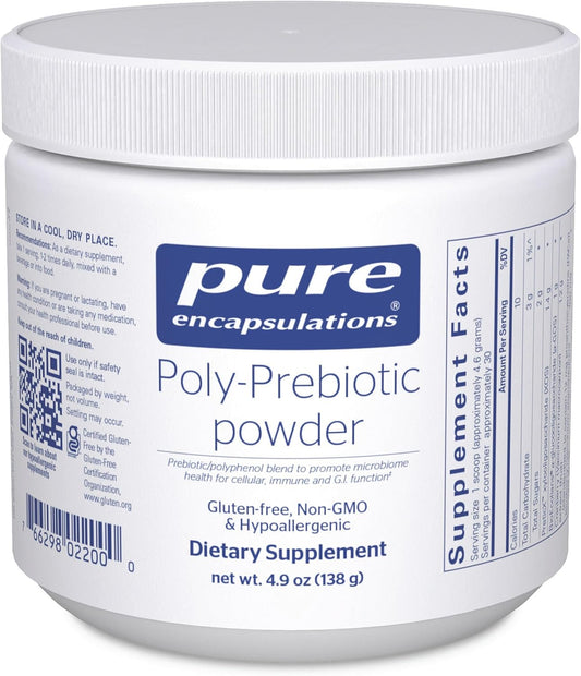 Pure Encapsulations Poly-Prebiotic Powder - 4.9 Ounces