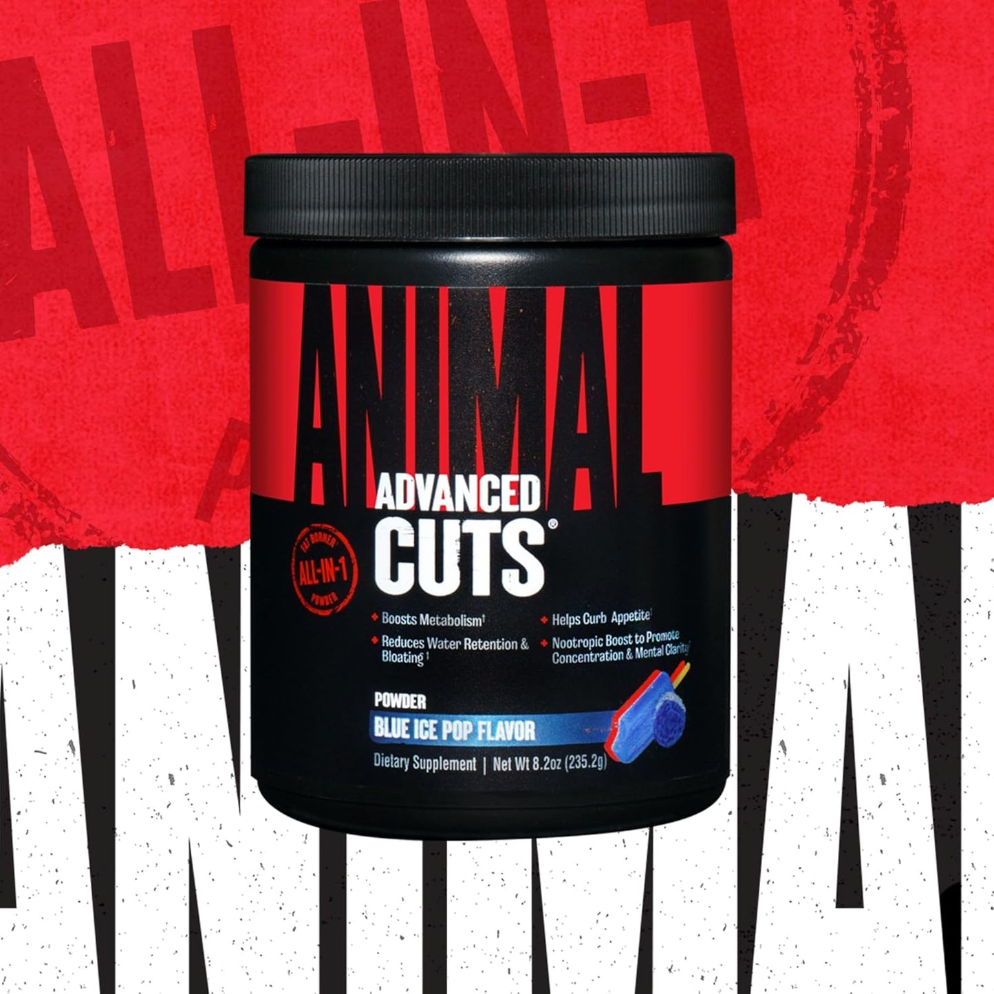 Animal Cuts Thermogenic Fat Burner Powder -Blue Ice Pop Flavor