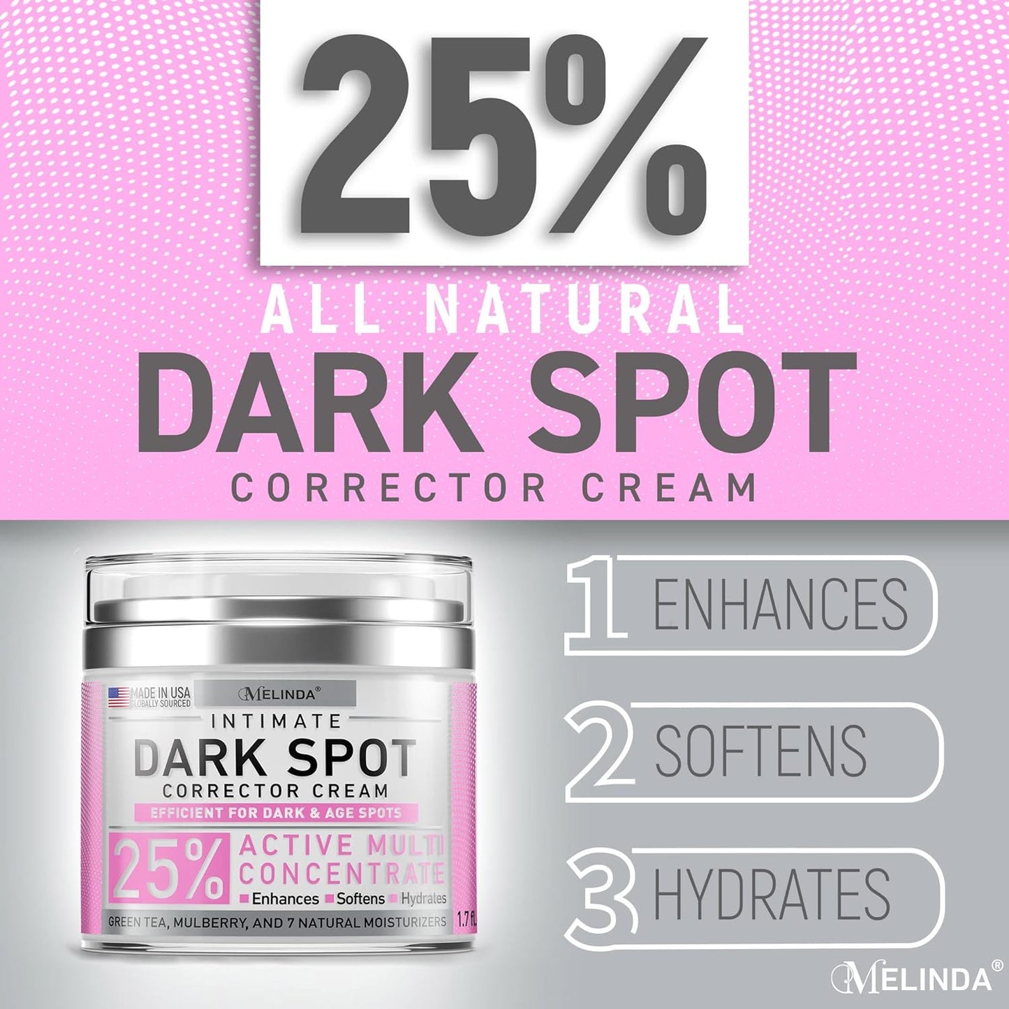 Dark Spot Corrector Cream for Face, Body & Sensitive Areas