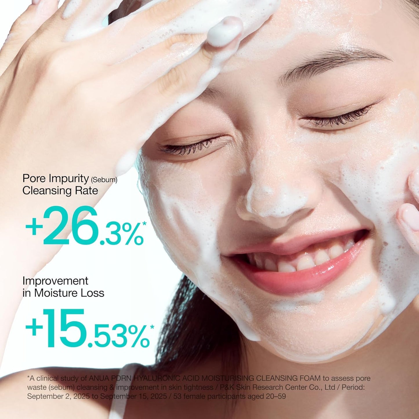ANUA PDRN Hyaluronic Acid Moisturizing Cleansing Foam - 5.07 fl oz