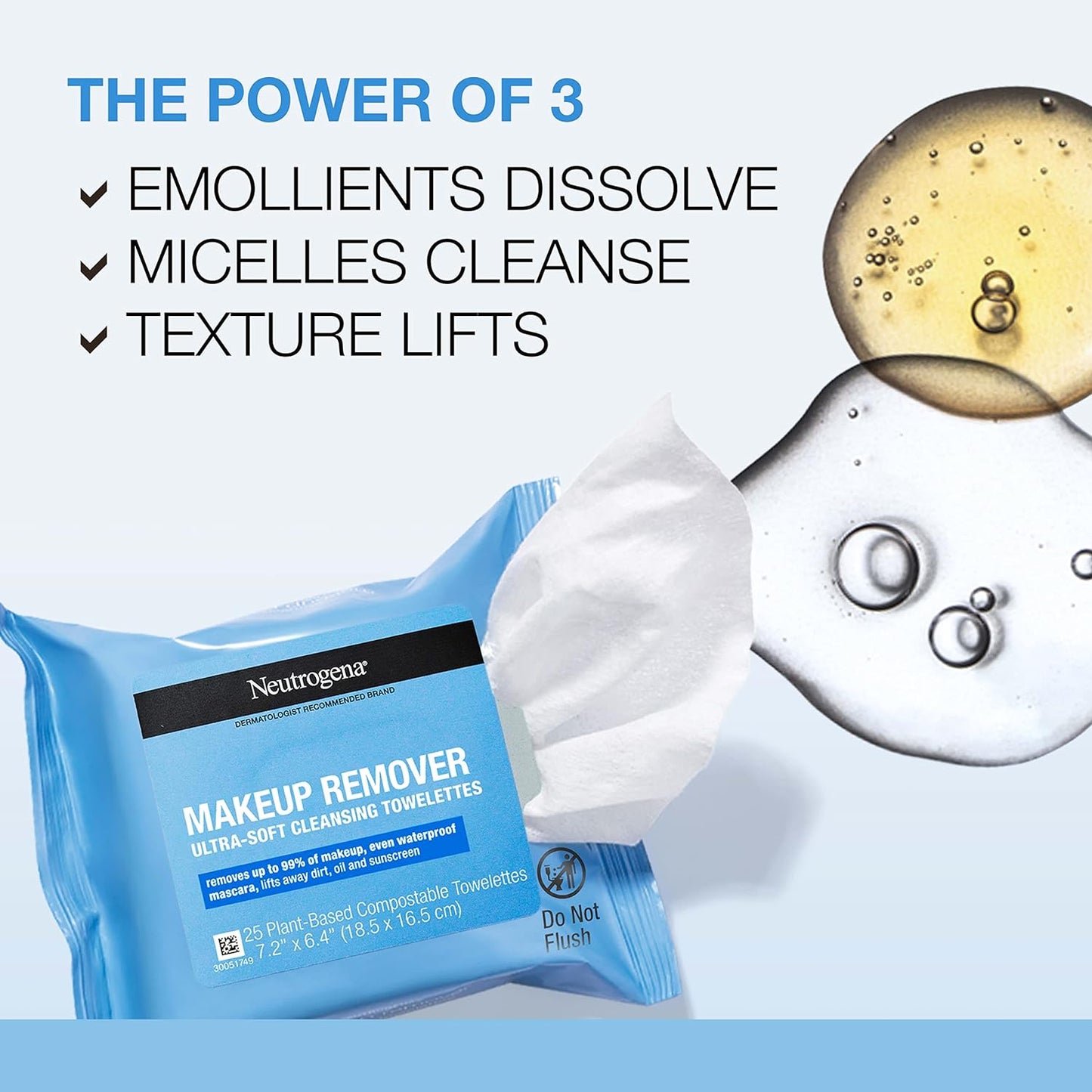 Neutrogena Cleansing Fragrance Free Makeup Remover Face Wipes
