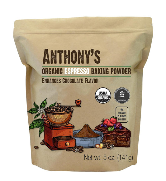 Anthony's Organic Espresso Baking Powder, 5 oz