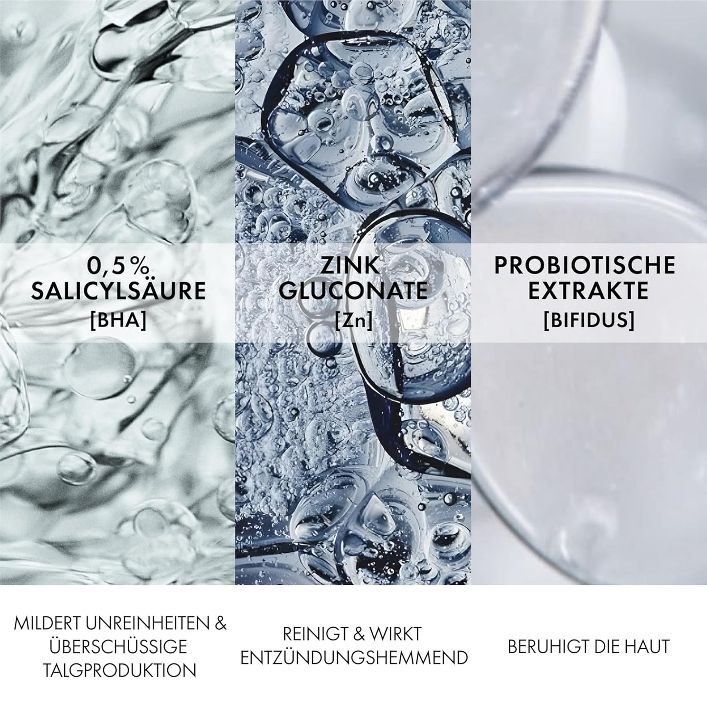 VICHY Normaderm Daily Acne Face Wash, Salicylic Acid -200ml