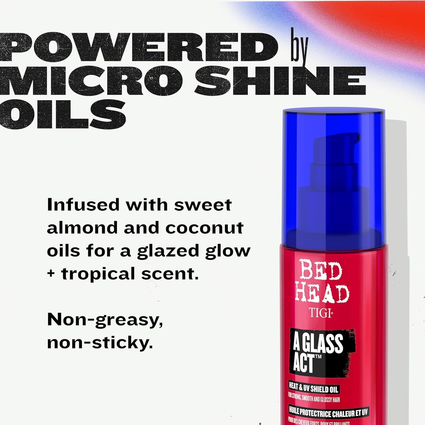 Bed Head by TIGI A Glass Act Multi-Tasking Heat Protectant Oil - 3.62 fl oz