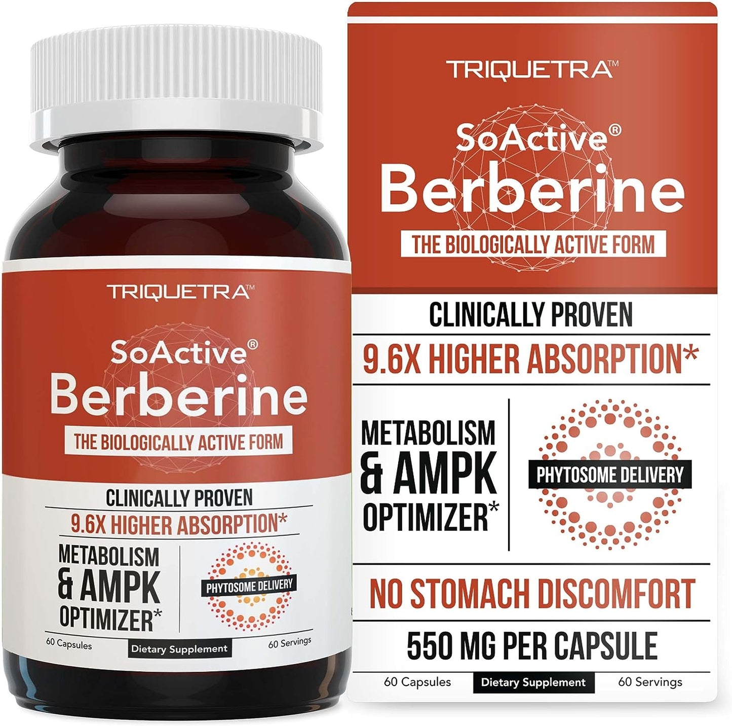 SoActive® Berberine   Higher Absorption 60 capsules
