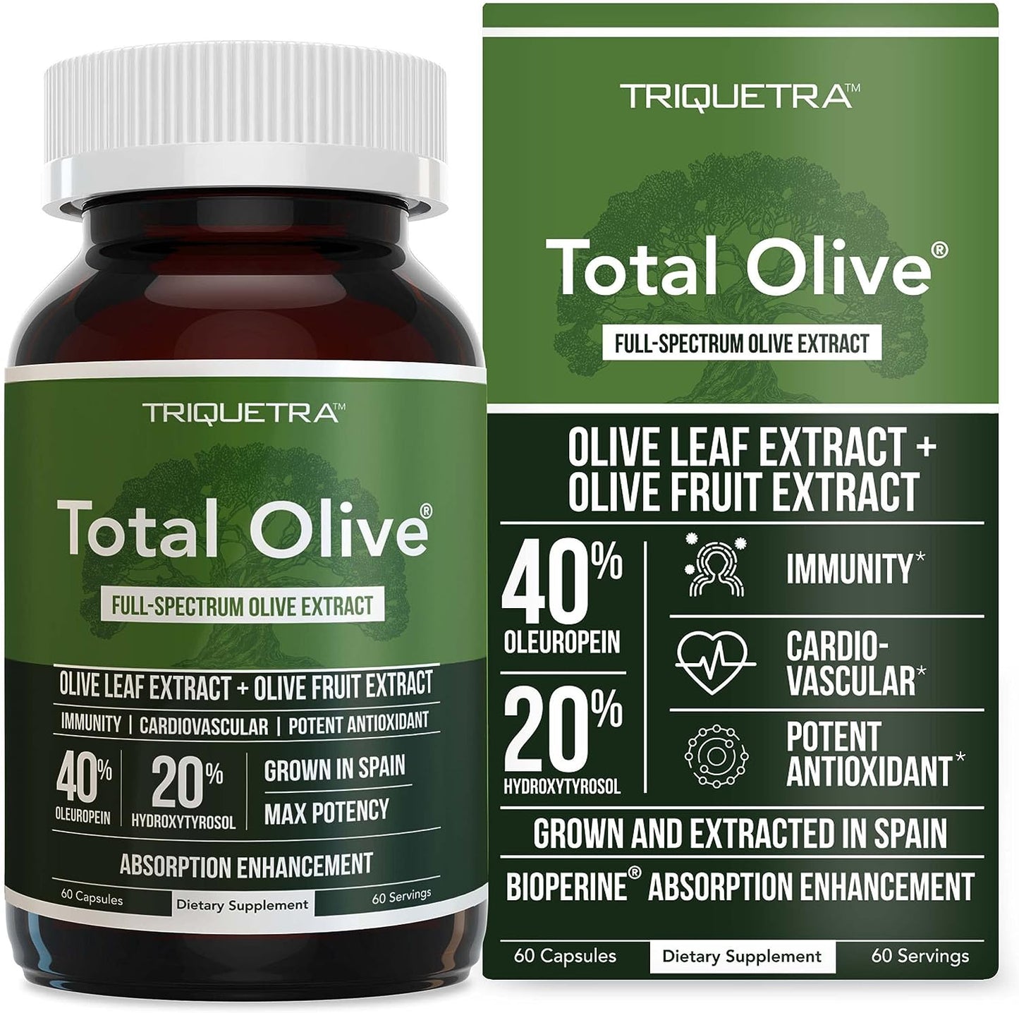 Total Olive® - Olive Leaf Extract  60 Count