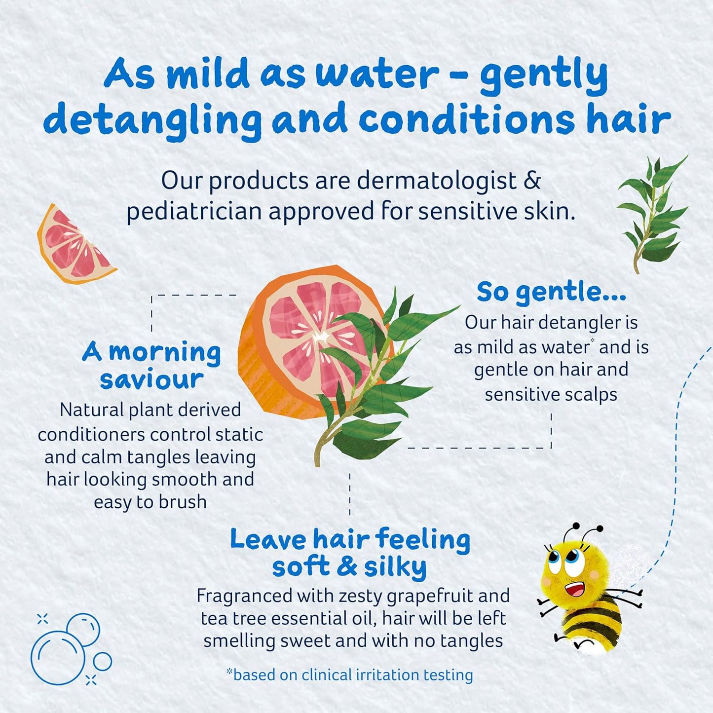 Childs Farm, Kids Hair Detangler, Grapefruit & Organic Tea Tree - 4.2 Fl Oz