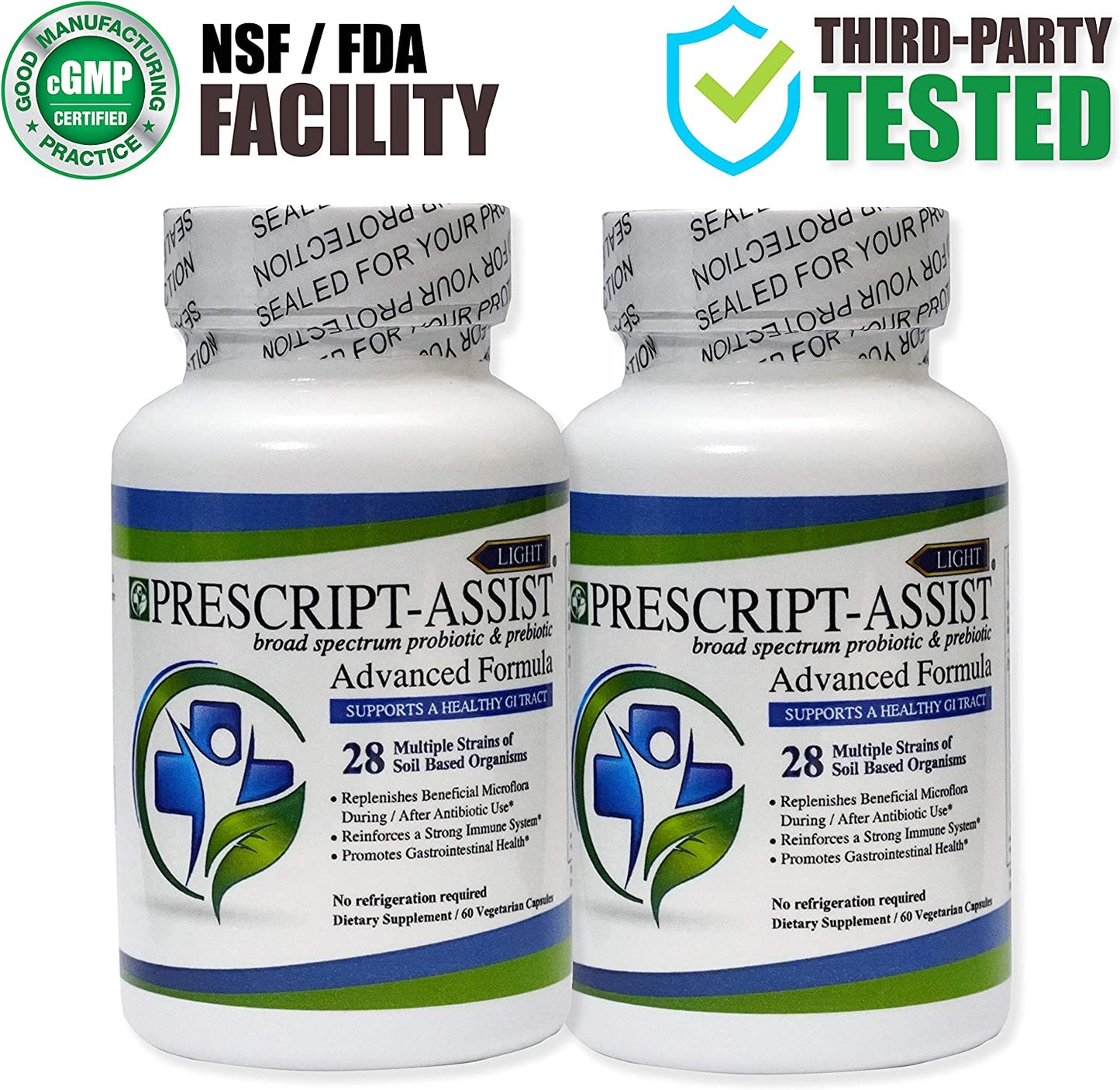 Prescript-Assist Light -28 strains Soil microflora Probiotic and Prebiotic for Children and Adults