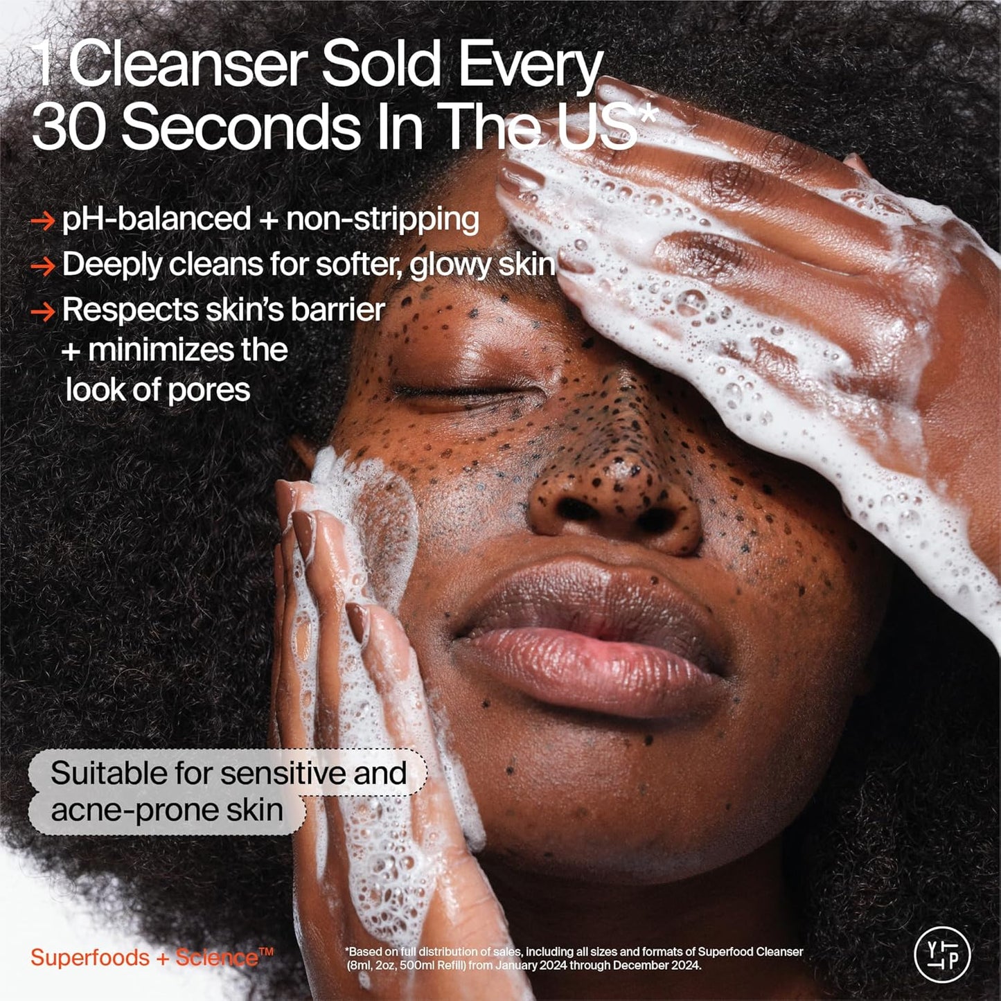Youth To The People Superfood Facial Cleanser -8 fl oz+2 fl oz