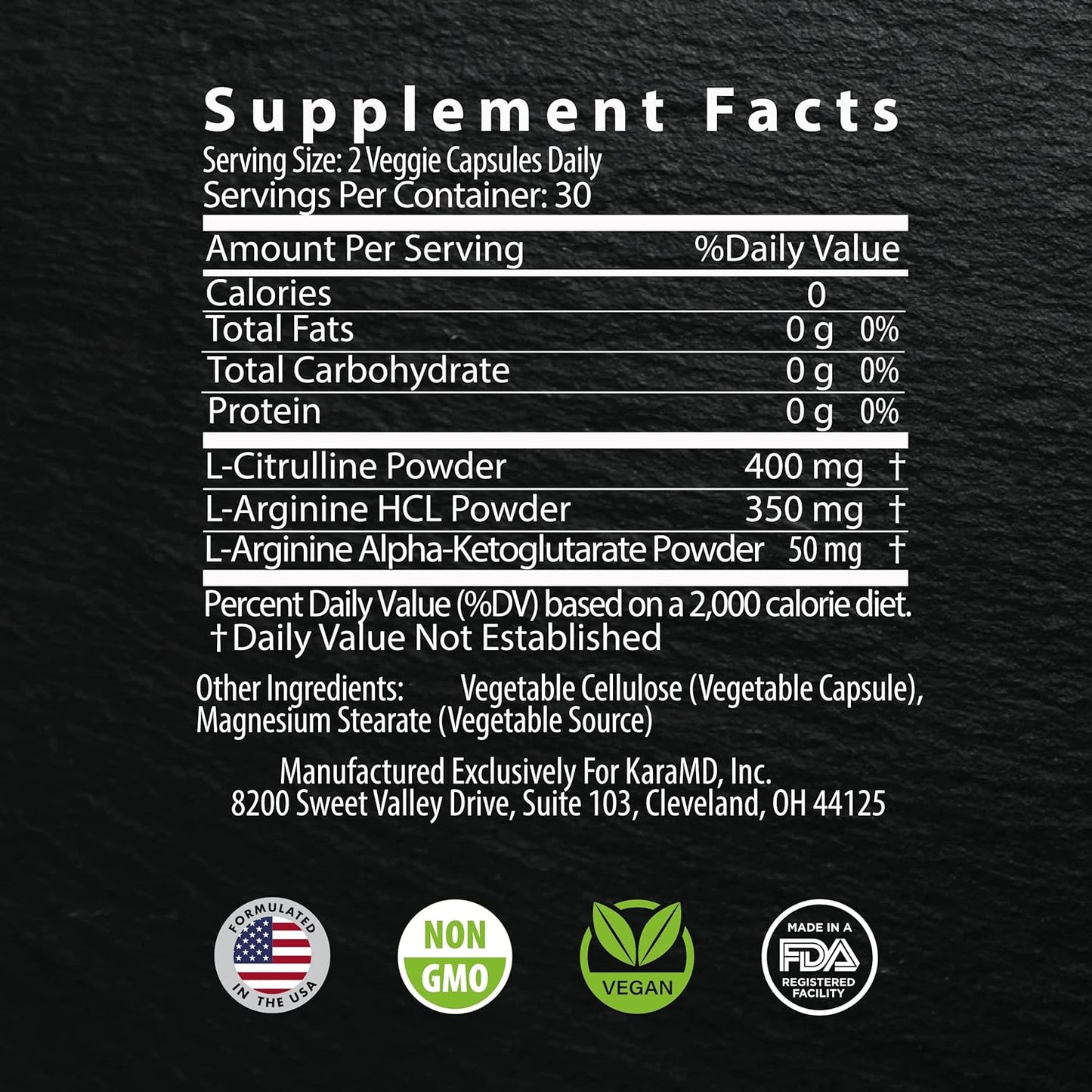 KaraMD Boost NXT | Nitric Oxide Booster Supplement 60 capsules