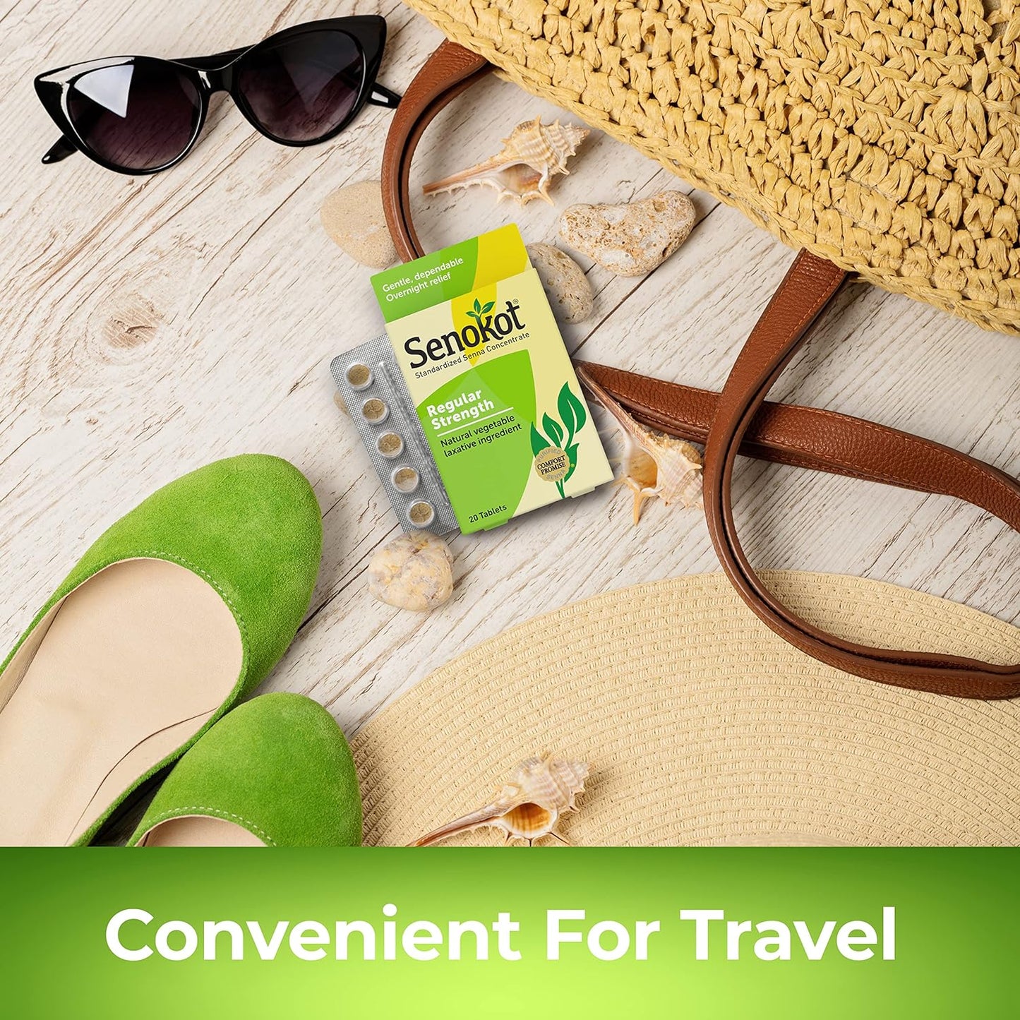 Senokot Regular Strength 50 Tablets Natural Vegetable Laxative Ingredient