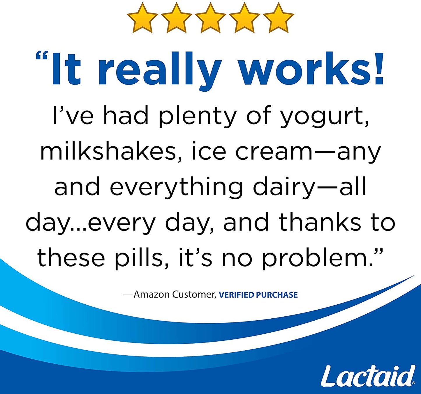 Lactaid Fast Act Lactose Intolerance Relief Caplets with Lactase Enzyme, 60 Count