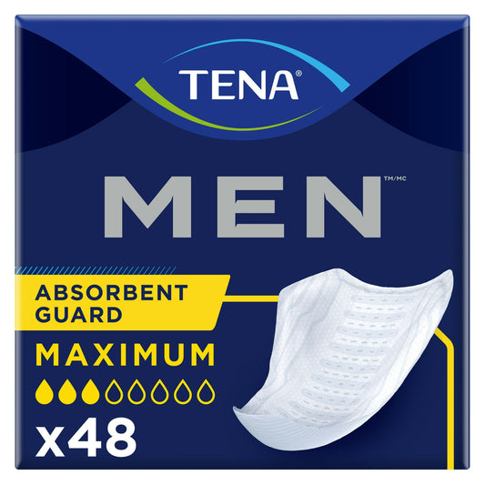 Tena Incontinence Guards for Men, Moderate, 48 count