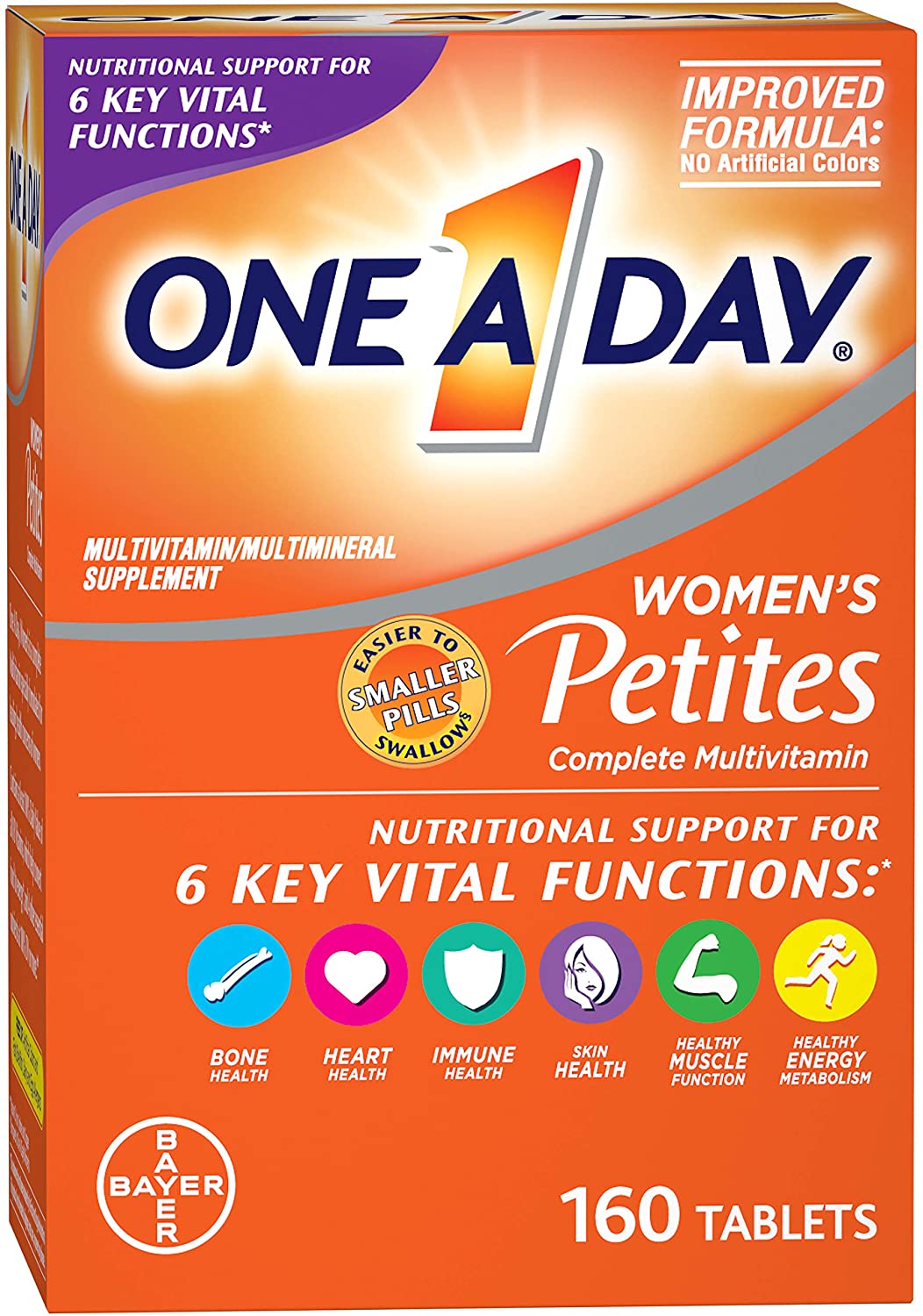 One A Day Women's Petites Multivitamin/Multimineral Supplement - 160 Tablet