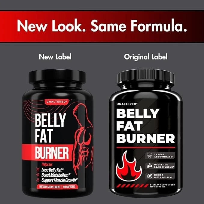 UNALTERED Fat Burner for Men - Lose Belly Fat, 90 count