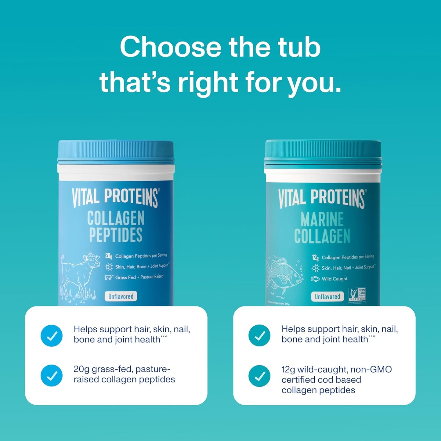 Vital Proteins Marine Collagen Peptides Powder - 7.8 oz Canister